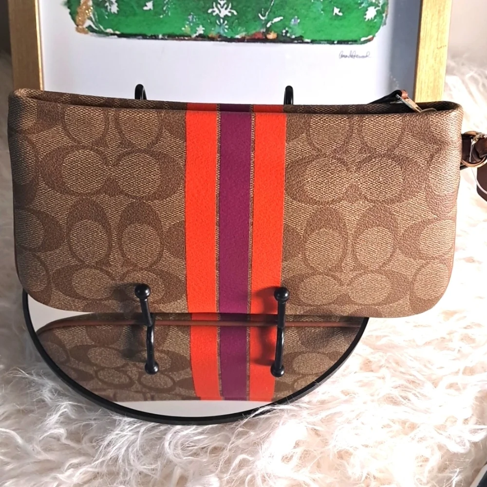 Coach NWTs Varsity Large Wristlet